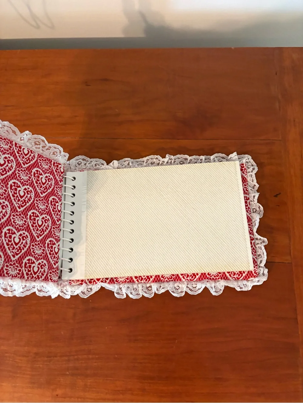 Handmade fabric covered